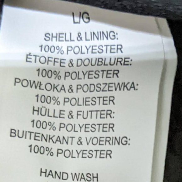 Dog Whisperer Fleece Lined Reflective Dog Rain Jacket-L - Picture 10 of 10